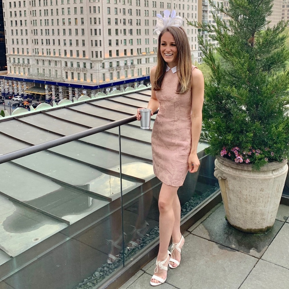 Light blush Theory dress